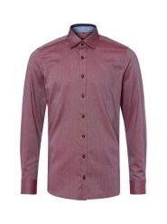 Finshley & Harding koszula biznesowa Mężczyźni Slim Fit Bawełna czerwony, 40. Czerwone koszule męskie Finshley & Harding, m, bez wzorów, z bawełny, bez kołnierzyka, bez ramiączek. Za 159.95 zł.
