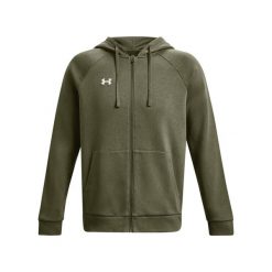 Polarowa bluza z kapturem zapinana na zamek Under Armour Rival. Białe bluzy sportowe męskie Under Armour, l, z polaru. Za 390.00 zł.