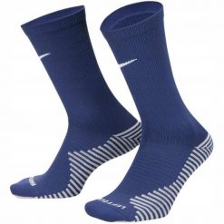 Skarpety Piłkarskie Unisex Dla Dorosłych Strike DriFIT. Niebieskie skarpetki męskie Nike, bez wzorów, z bawełny. Za 61.40 zł.