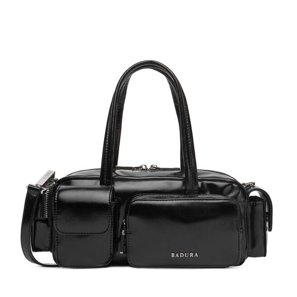 Torebka Badura. Czarne torebki klasyczne damskie Badura, bez wzorów, bez dodatków. Za 279.99 zł.