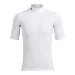 Koszulka kompresyjna Under Armour HeatGear®. Białe t-shirty sportowe męskie Under Armour, l, z materiału, bez ramiączek, na fitness i siłownię. Za 191.00 zł.