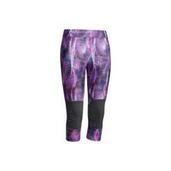 Legginsy turystyczne FH500 damskie. Niebieskie legginsy damskie QUECHUA, m, bez wzorów, z elastanu. Za 79.99 zł.
