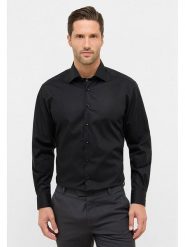 Eterna Koszula - Modern fit - w kolorze czarnym rozmiar: 45. Czarne koszule męskie Eterna, bez wzorów, z bawełny, bez kołnierzyka, bez ramiączek. Za 99.80 zł.