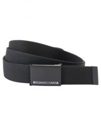 Pasek męskie DC Shoes Web Belt. Czarne paski męskie DC Shoes, bez wzorów, z materiału. Za 190.00 zł.
