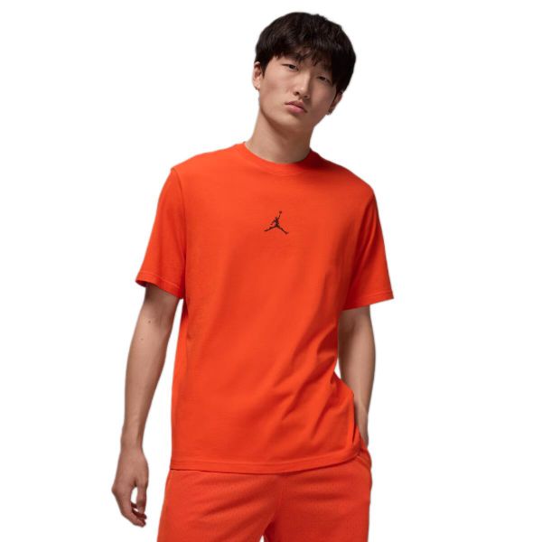 Koszulka męska Air Jordan Sport Dri-FIT T-shirt Orange HQ8970-891. Brązowe t-shirty męskie Jordan, m, bez wzorów, bez kołnierzyka. Za 148.35 zł.