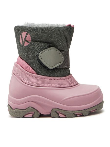 Kimberfeel Śniegowce Neno Różowy. Czerwone kozaki dziewczęce Kimberfeel, bez wzorów, ze skóry, bez obcasa. Za 139.99 zł.