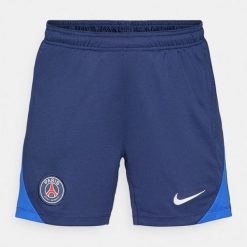 Szorty Nike Paris Saint-Germain Strike midnight navy. Niebieskie szorty męskie Nike, bez wzorów, sportowe. Za 211.46 zł.