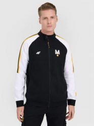 4F Bluza dresowa rozpinana bez kaptura uniseks 4F x Drift Masters - czarna M. Czarne bluzy bez kaptura męskie 4f, m, z bawełny. Za 299.99 zł.