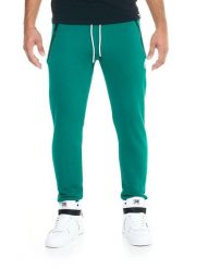 Męskie spodnie dresowe Leone Soft Basic. Zielone spodnie sportowe męskie LEONE 1947 APPAREL, z bawełny. Za 126.26 zł.