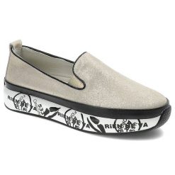 Złote Półbuty S.Barski Wygodne Buty Na Platformie. Żółte półbuty damskie S.BARSKI, bez wzorów, biznesowe, bez obcasa, na platformie. Za 169.00 zł.