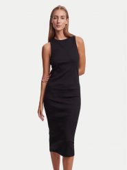Vero Moda Sukienka letnia Lavender 10230437 Czarny Slim Fit. Czarne sukienki damskie Vero Moda, na lato, xl, bez wzorów, z bawełny, bez kołnierzyka, bez ramiączek. Za 99.99 zł.
