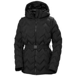 Damska kurtka puchowa Helly Hansen Bliss Modular. Czarne kurtki damskie Helly Hansen, na zimę, bez wzorów, z puchu, bez kaptura. W wyprzedaży za 2,056.00 zł.