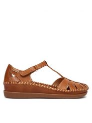 Pikolinos Półbuty Cadaques W8K-0705 Brązowy. Brązowe półbuty damskie Pikolinos, bez wzorów, ze skóry, bez obcasa, na płaskiej podeszwie. Za 559.99 zł.