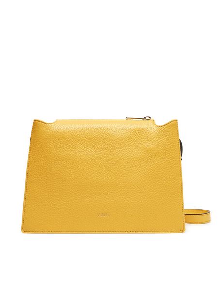 Furla Torebka Nuvola S WB01275 HSF000 CN 4132S Żółty. Żółte torebki klasyczne damskie Furla, bez wzorów, ze skóry, bez dodatków. Za 919.00 zł.