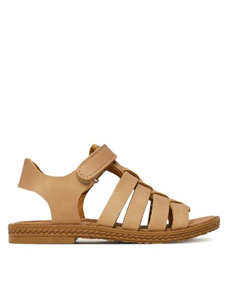 Primigi Sandały 7889611 S Brązowy. Brązowe sandały dziewczęce Primigi, ze skóry, bez zapięcia. Za 199.99 zł.