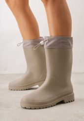 Szare Kalosze ze Ściągaczami przy Cholewce Bastotus. Szare kalosze damskie Renee, bez wzorów. Za 79.99 zł.