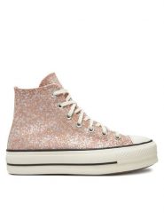 Converse Trampki Chuck Taylor All Star Lift Platform Hi A09422C Różowy. Czerwone trampki i tenisówki damskie Converse, bez wzorów, z materiału. Za 279.99 zł.