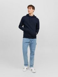 Jack & Jones Bluza w kolorze granatowym rozmiar: S. Niebieskie bluzy z kapturem męskie Jack & Jones, s. Za 109.95 zł.