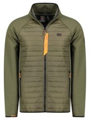 Geographical Norway Kurtka polarowa "Traboule" w kolorze khaki rozmiar: S. Brązowe kurtki męskie Geographical Norway, s, bez wzorów, z polaru, bez kaptura. Za 135.49 zł.