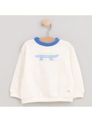 Cotton Fish Bluza w kolorze kremowym rozmiar: 110. Brązowe bluzy i bluzki niemowlęce Cotton Fish, bez wzorów, z bawełny, bez ramiączek, bez kaptura. Za 57.06 zł.