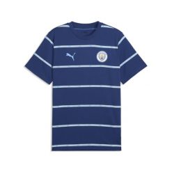 Męska koszulka Manchester City ftblCulture Printed PUMA. Niebieskie t-shirty sportowe męskie Puma, m, z bawełny, bez ramiączek, do piłki nożnej. Za 159.00 zł.
