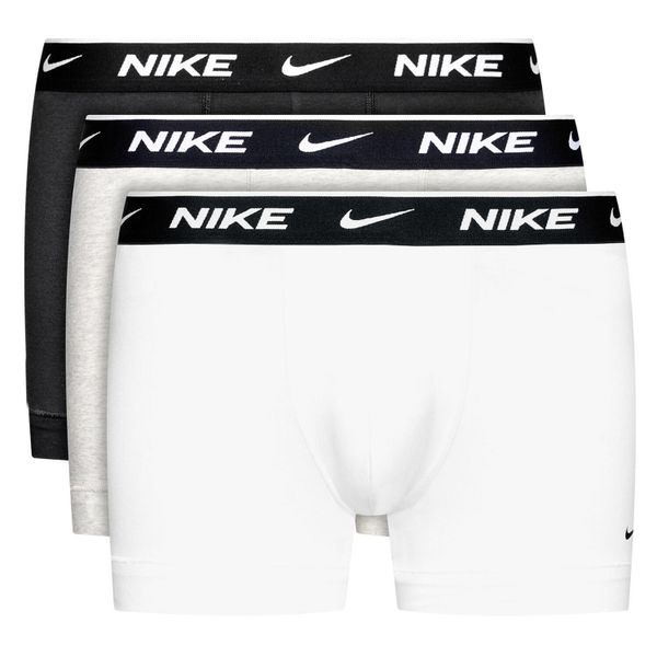 Bokserki Męskie Nike Trunk DRI-FIT 3-Pak Bawełniane 3 Kolory. Białe bokserki męskie Nike, bez wzorów, z bawełny. Za 117.00 zł.