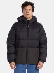 Quiksilver Kurtka puchowa Wolfs Shoulder Jckt EQYJK03990 Czarny Regular Fit. Czarne kurtki męskie Quiksilver, m, bez wzorów, z puchu, bez kaptura. Za 499.99 zł.