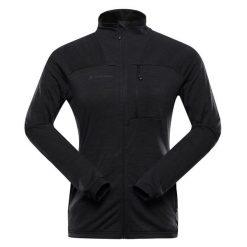 Bluza damska trekkingowa szybkoschnąca Alpine Pro Onneca 3. Czarne bluzy bez kaptura damskie Alpine Pro. W wyprzedaży za 299.00 zł.