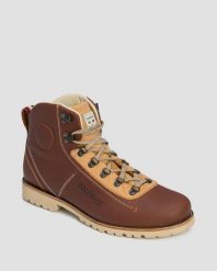 Buty męskie Dolomite 54 La Classica Lh Ochre Red. Brązowe buty trekkingowe męskie Dolomite, na jesień, z materiału, bez zapięcia, trekkingowe. Za 779.00 zł.