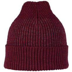 Czapka sportowa Running z odblaskiem z wełny merino active beanie. Brązowe czapki męskie Buff, z wełny. W wyprzedaży za 143.94 zł.