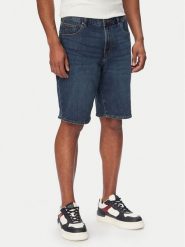 Armani Exchange Szorty jeansowe XM000073 AF24463 MB001 Granatowy Comfort Fit. Niebieskie szorty męskie Armani Exchange, z bawełny, bez kołnierzyka. Za 639.99 zł.