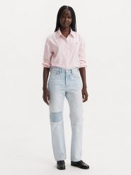 Levi´s Dżinsy - Regular fit - w kolorze błękitnym rozmiar: W32/L32. Niebieskie jeansy damskie z podwyższonym stanem. Za 221.88 zł.