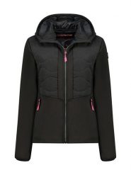 Canadian Peak Kurtka polarowa "Tigneseak" w kolorze czarnym rozmiar: XL. Czarne kurtki damskie Canadian Peak, xl, bez wzorów, z materiału, bez kaptura. Za 157.35 zł.