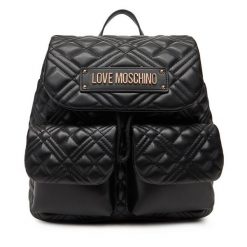 Plecak LOVE MOSCHINO. Czarne plecaki damskie Love Moschino, bez wzorów. Za 729.99 zł.