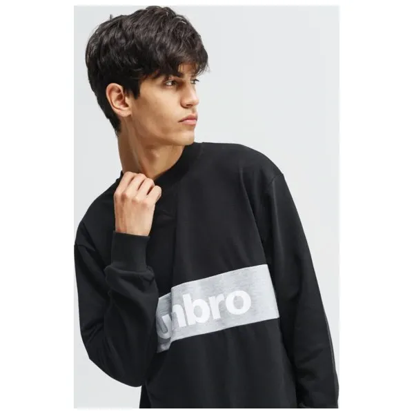 Umbro Bluza Branded Panelled , czarny, rozmiar L. Czarne bluzy bez kaptura męskie Umbro, l, z bawełny. W wyprzedaży za 103.99 zł.