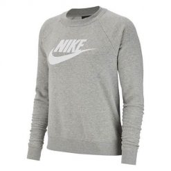 Bluza sportowa męska Nike Essentials Crew Flc Hbr. Szare bluzy bez kaptura męskie Nike, bez wzorów, sportowe, bez kołnierzyka, bez ramiączek. Za 319.00 zł.