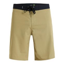 Spodenki boardshort dla Mężczyzn SURFSILK KAIMANA 20" Beżowy. Brązowe szorty męskie Quiksilver, bez wzorów, z elastanu. Za 229.99 zł.