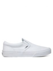 Vans Tenisówki Classic Slip On VN000D35W001 Biały. Białe buty sportowe dziewczęce Vans, bez wzorów, z materiału, bez zapięcia. Za 169.99 zł.