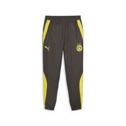 Spodnie dresowe Prematch Borussia Dortmund Woven 2023/24. Brązowe spodnie dresowe męskie Puma, z dresówki. Za 334.00 zł.