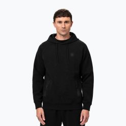 Bluza męska Pitbull Dogwood Hooded Sweatshirt. Czarne bluzy sportowe męskie PITBULL, l, z bawełny. Za 269.99 zł.