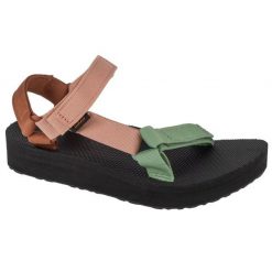 Sandały Teva Midform Universal Sandals 1090969-CYM zielone. Zielone sandały damskie bez wzorów, z tkaniny, bez obcasa. Za 396.58 zł.