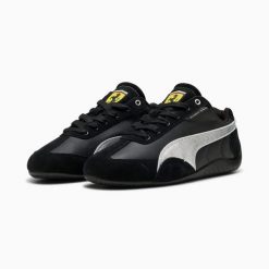 Buty sportowe damskie Puma FERRARI SPEEDCAT 30890801. Czarne buty sportowe na co dzień damskie Puma, bez wzorów, z gumy. Za 321.33 zł.