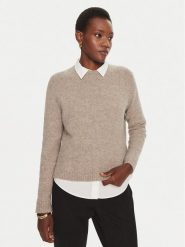 Boss Sweter Febisan 50478315 Szary Regular Fit. Szare swetry klasyczne damskie Boss, xs, z wełny, bez kołnierzyka. Za 809.99 zł.
