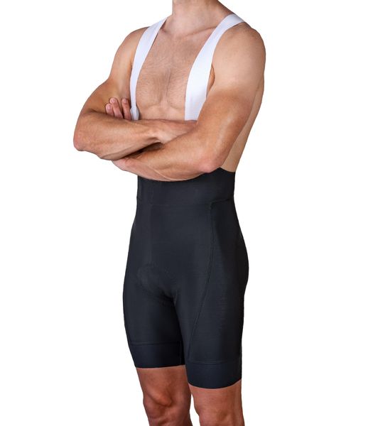Spodenki Rowerowe z Wkładką Dr Pad ® Męskie Luxa Finest Black. Czarne szorty męskie LUXA, bez wzorów, z lycry, eleganckie. Za 969.74 zł.