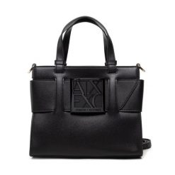 Torebka Armani Exchange. Czarne torebki klasyczne damskie Armani Exchange, bez wzorów, bez dodatków. Za 659.99 zł.