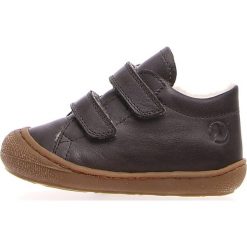 Skórzane sneakersy "Coco" w kolorze brązowym. Brązowe trampki i tenisówki chłopięce Naturino, bez wzorów, z wełny, bez zapięcia. W wyprzedaży za 152.95 zł.