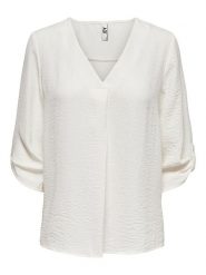 JDY Bluzka "Jdydivya" w kolorze białym rozmiar: 42. Białe bluzki damskie JDY, bez wzorów, bez kołnierzyka, bez ramiączek. Za 74.28 zł.