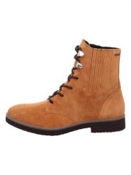 Legero Skórzane botki "Soana" w kolorze karmelowym rozmiar: 42. Brązowe botki damskie Legero, eleganckie, bez obcasa, bez zapięcia. Za 346.99 zł.