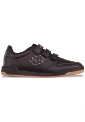 Buty męskie sportowe na rzep Lotto TITANIS VL. Czarne buty sportowe na co dzień męskie Lotto, z materiału, bez zapięcia, do biegania. Za 118.00 zł.