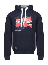 Geographical Norway Bluza "Gdrap" w kolorze granatowym rozmiar: M. Niebieskie bluzy z kapturem męskie Geographical Norway, m. Za 100.99 zł.